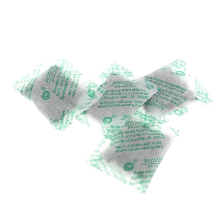 Absorbant l'humidité de l'argile dans un tissu non tissé