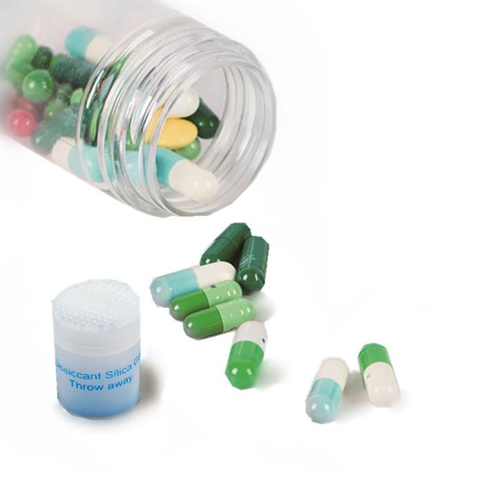 Capsule déshydratante pour paquet de médicaments